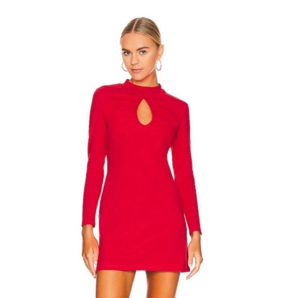 NWT Callahan Red Bodycon Dress - Picture 1 of 4
